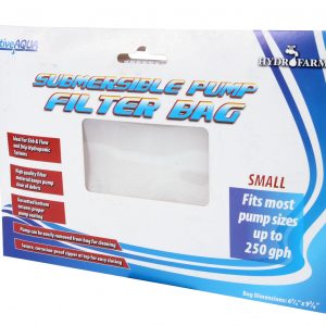 Active Aqua Submersible Pump Filter Bag, 6.75" x 9.375"