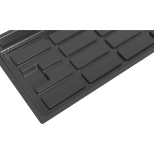 Active Aqua 2.0 Low Rise Tray, Black, 2'x8' (OD)