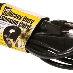 Heavy Duty Extension Cord, 240V, 12'
