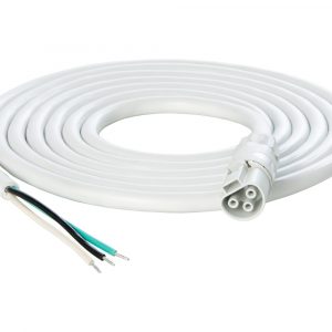 PHOTOBIO X White Cable Harness, 16AWG w/leads, 10'
