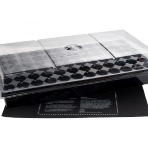 Jump Start Germination Station w/Heat Mat, Tray, 72-Cell Pack, 2" Dome