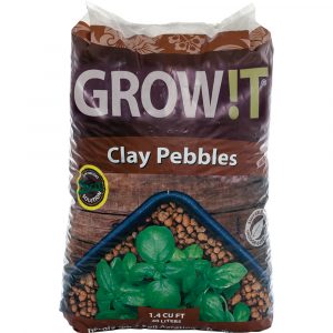 GROW!T Clay Pebbles, 4 mm-16 mm, 40 L