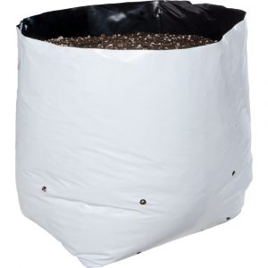 Hydrofarm Black & White Grow Bag, 10 gal (20 packs of 10)