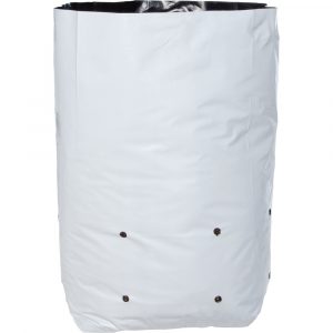 Hydrofarm Black & White Grow Bag, 7 gal (16 packs of 25)