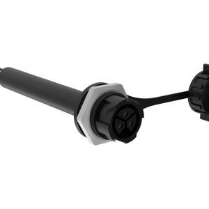 PHOTOBIO AC Female Panel mount, 40A M25,  Pigtail 6" 10AWG