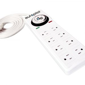 Autopilot Surge Protector / Power Strip with 8 outlets & timer