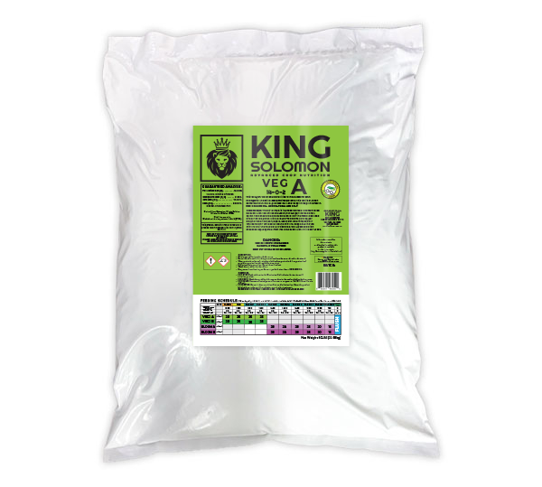 King Solomon Nutrients – Bloom A & B – 50 lbs Dry fertilizer - 2 part Set